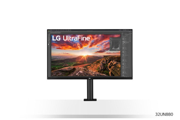 LG 31,5" UltraFine™ 4K Ergo Monitor mit HDR10, IPS und UHD 4K-Auflösung, 32UN880-B