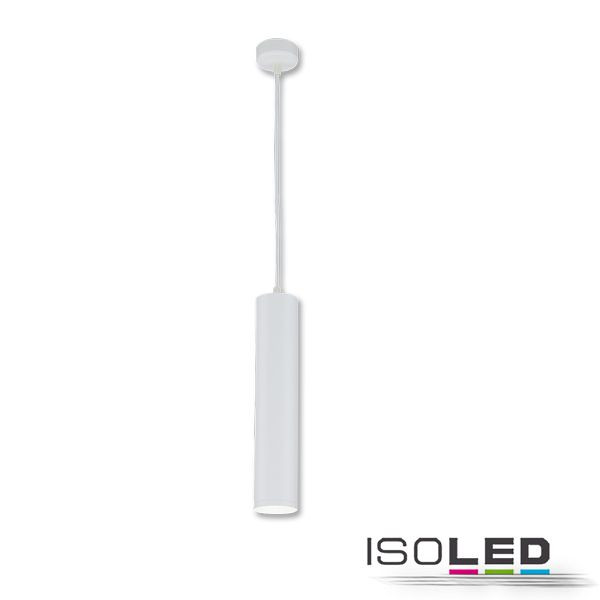 ISOLED Pendelleuchte 300 GU10, rund, weiß, ohne Leuchtmittel, 114216