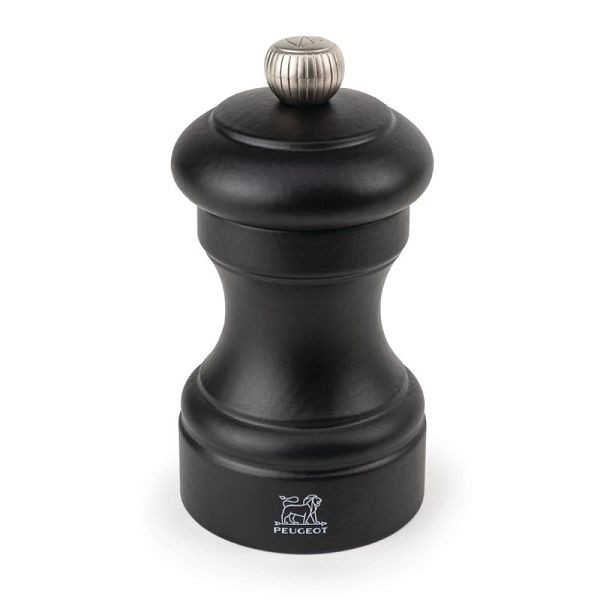 Peugeot Salzmühle schwarz 10cm, verstellbare Mahlung, GN542