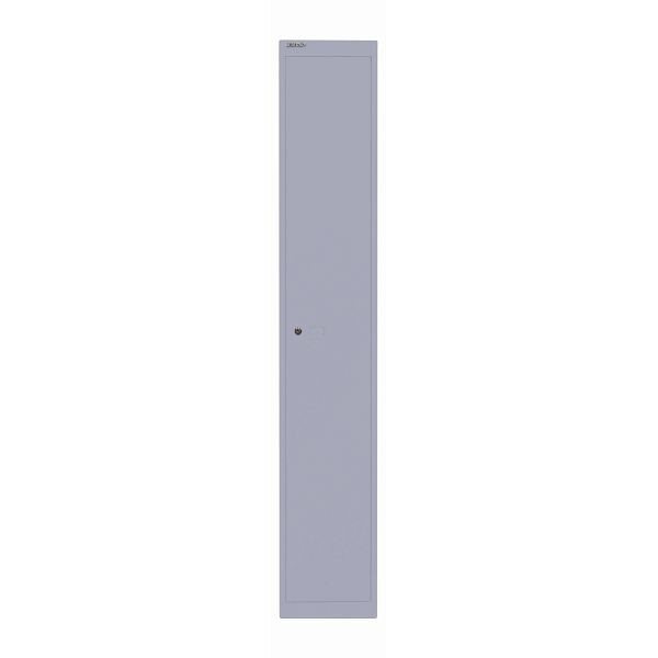 Bisley Garderobenschrank Office, 1 Fach mit Hutboden und 1 Kleiderhaken, Tiefe 305 mm, 656 lilac, CLK121656