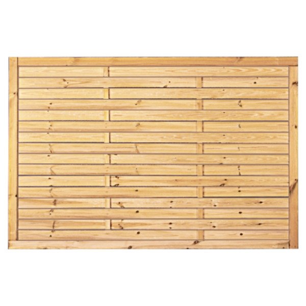 T&J Lamellenzaun 180 x 120 cm, Rahmen 34/54 mm, kdi grün, 10004