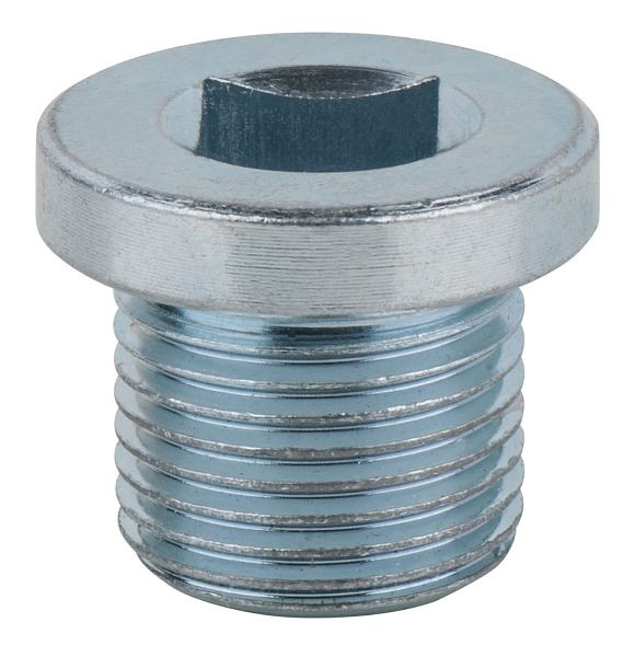 KS Tools Ölablassschraube, Innen4kant 8mm, M18x1,5x16mm, VE: 25 Stück, 430.2159