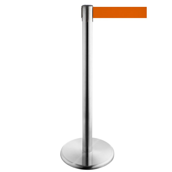 Stein HGS Personenleitsystem -P-LINE Future-, Edelstahl, orange, mit magnetischem Gurtendstück, 12798-2204