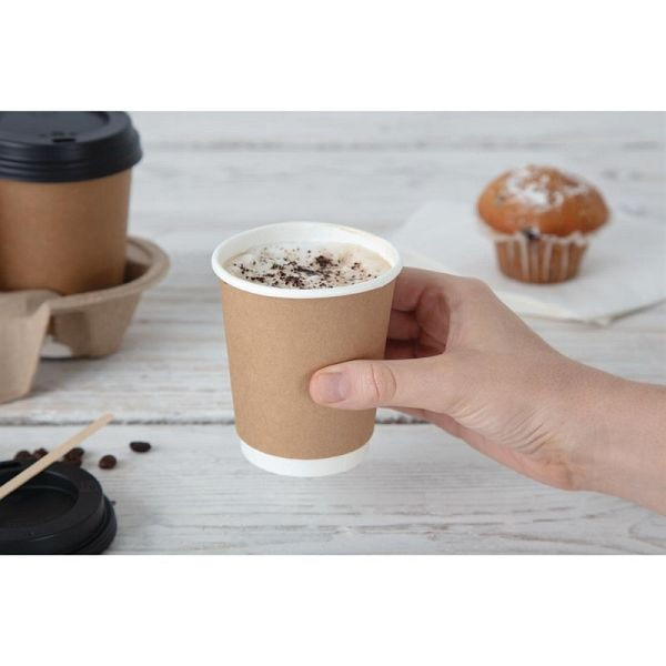 Fiesta Deckel für 225ml-Heißgetränkebecher schwarz, VE: 50 Stück, CW715