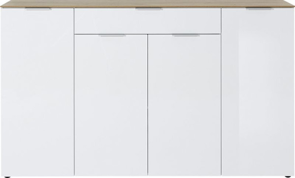 GERMANIA GW-CETANO Sideboard 3822, Weiß/Navarra-Eiche-Nachbildung, 3822-513