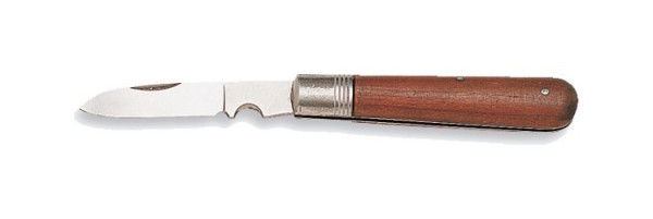 ALARM Kabelmesser mit Holzschalen, 110 mm, 56050004