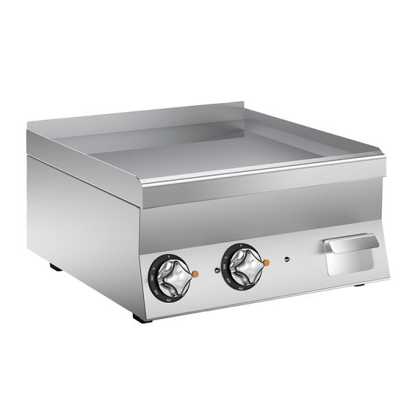Mareno M1-600 Elektrische Grillplatte mit glatter Edelstahlplatte, 60cm, 161.066