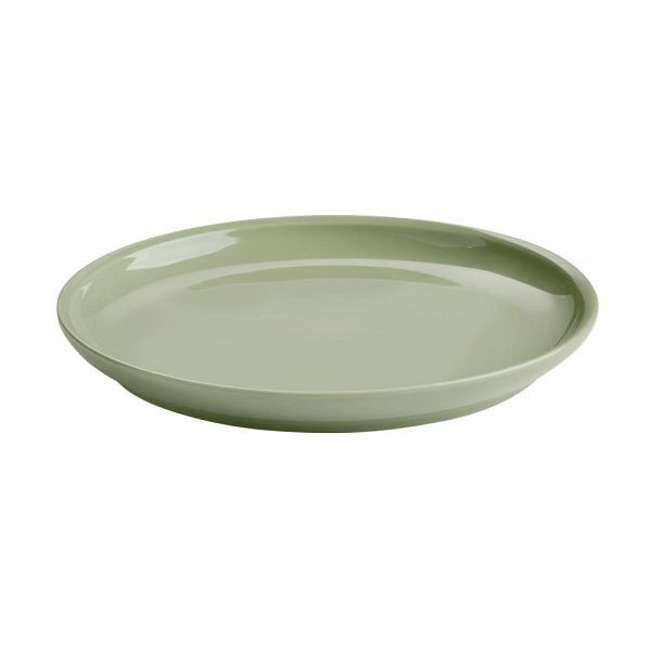 APS Teller SNUG - Porzellan, Ø 20,5 cm, grün, stapelbar, spülmaschinengeeignet, 16025