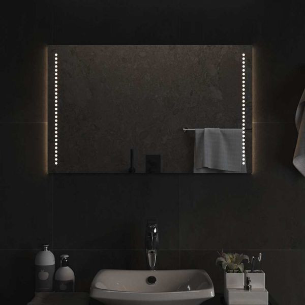 vidaXL LED-Badspiegel 80x50 cm, 151729, 8720286876534