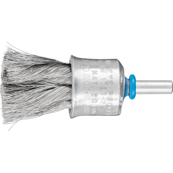 Pferd Pinselbürste mit Schaft, gezopft PBG 2323/6 INOX 0,15, VE: 10 Stück, 43208012