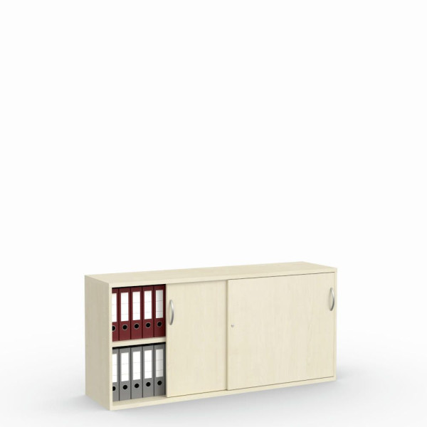 Deskin Schiebetürenschrank Multi M pro, Ahorndekor, B 1600 x H 780 x T 420 mm, 278078