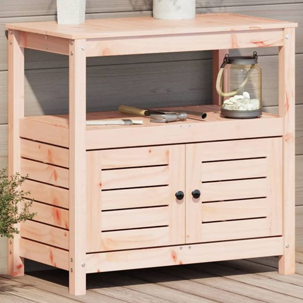 vidaXL Pflanztisch mit Ablagen 82,5x45x81 cm Massivholz Douglasie, 832430