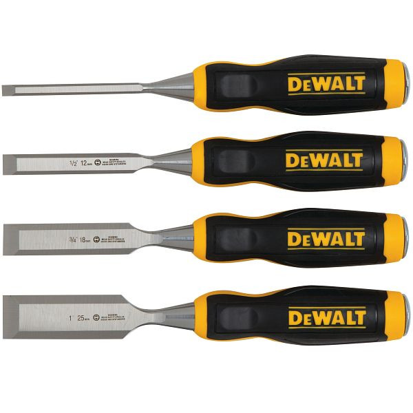 DeWalt Stechbeitel-Set 4-teilig 6, 12, 18, 25 mm, DWHT0-16063