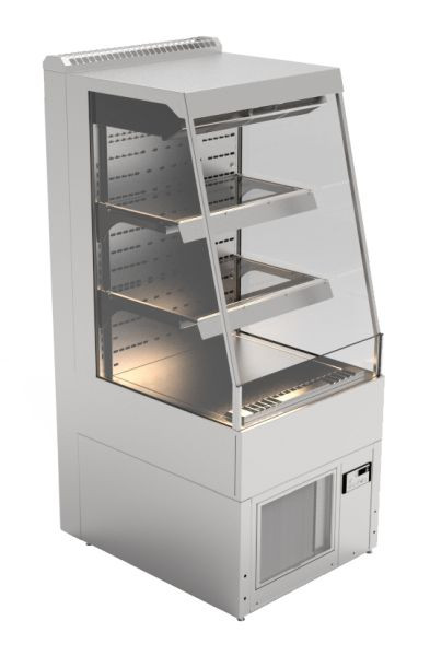 Ideal Ake Impuls-Verkaufsregal CALEO COLD 60, für Take-Away Kühlprodukte und Getränkekühlung, steckerfertig, Umluftkühlung, 484356600