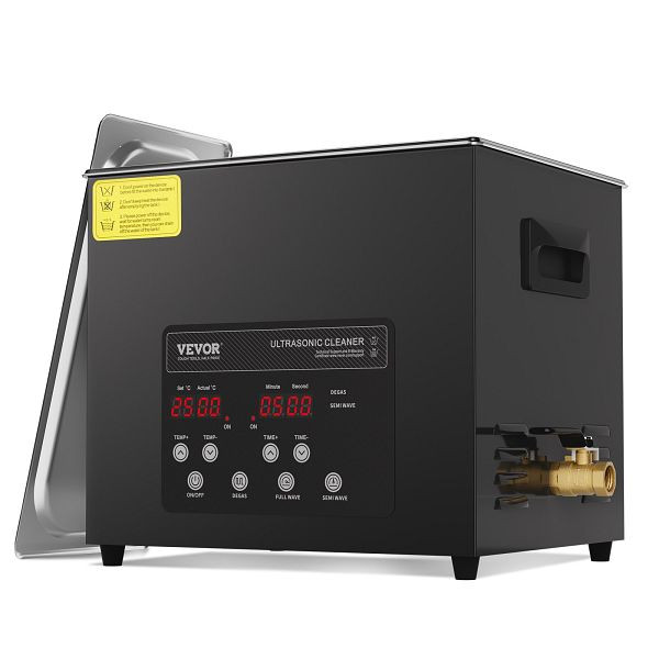 VEVOR Ultraschallreiniger 10L Reinigungsmaschine mit Timer Heizung & Korb, 240W, SGLTQCSBQXJ1AID2DV2