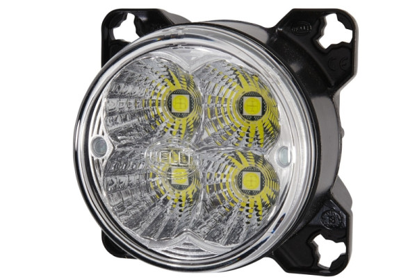 HELLA LED-Arbeitsscheinwerfer, Modul 90i, 12/24V, Einbau/Schraubanschluss, 4-Punkt Befestigung, weitreichende Ausleuchtung, 1G0 996 263-511