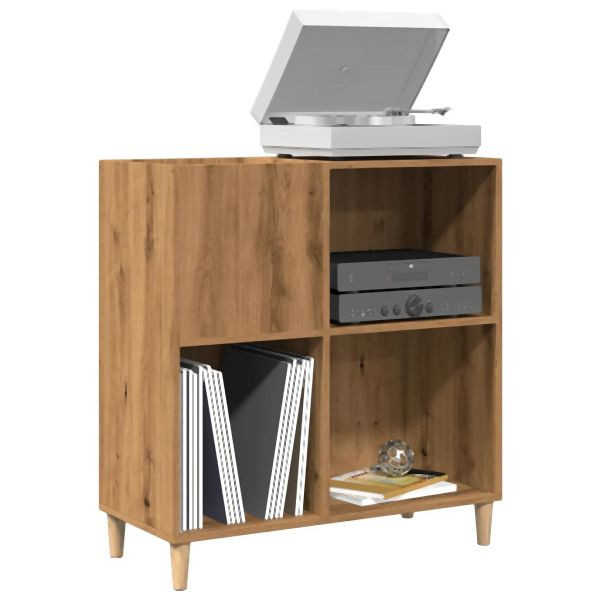 vidaXL Plattenschrank Artisan-Eiche 84,5x38x89 cm Holzwerkstoff, 857172