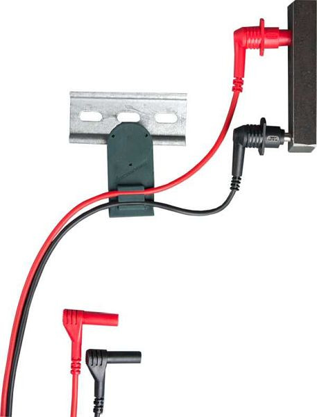 Gossen Metrawatt Magnetische Messspitzen mit Berührschutz - Set mit Magnethalter, MESSKONT.4MM STECKER, Z502U