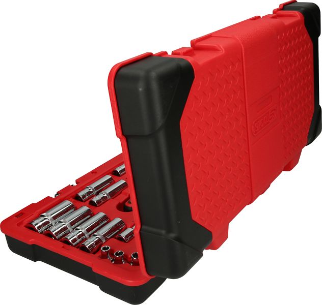 01 KS Tools 3/8 CHROMEplus® Dopsleutelset, 27-Delig