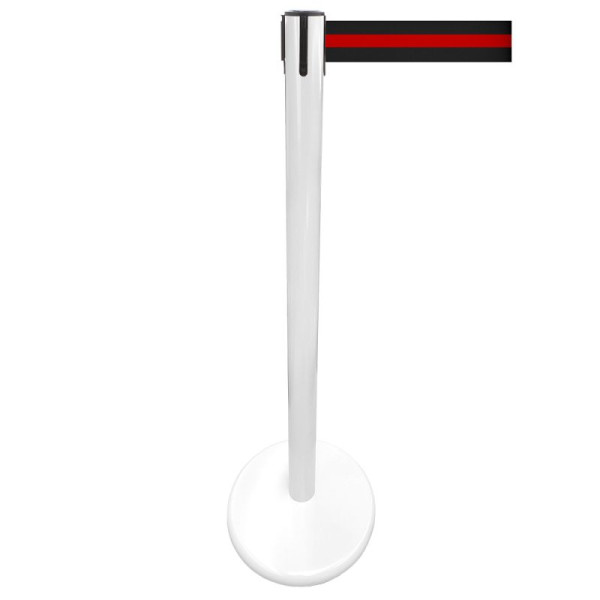 Stein HGS Personenleitsystem -P-Line Future-, Metall/ anthrazit, schwarz/rot waagerecht (geblockt), mit Sicherheitsverschluss (selbstlösend), 15695-0603