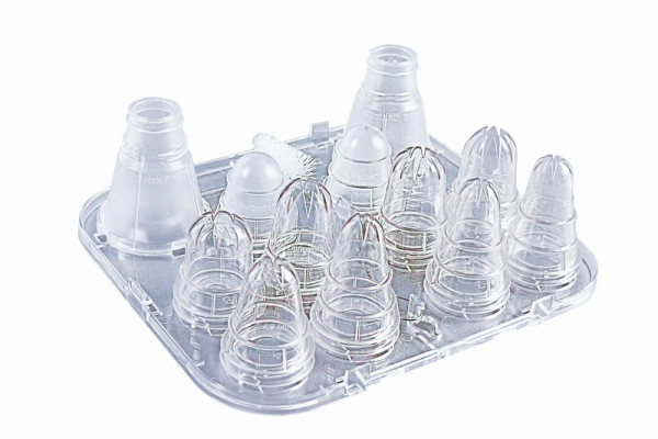 Schneider Tüllen Kassetten-Set aus Polykarbonat, transparent, 4,5 / 5,5 / 6 / 7,5 / 8 / 8 / 9 / 10, 196630