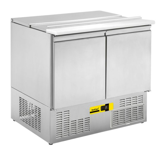 NordCap Saladette SL 1, für GN 1/1, steckerfertig, statische Kühlung, zusätzlicher Umluftventilator, 46711109013-0-N-0