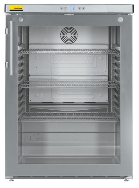 NordCap Umluft-Gewerbekühlschrank UKU 165 I-G, steckerfertig, Umluftkühlung / statische Kühlung, umschaltbar, 405216511