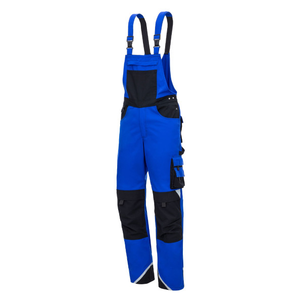 NITRAS MOTION TEX PLUS, Latzhose, Größe: 29, Farbe: königsblau, VE: 10 Stück, 7621-29