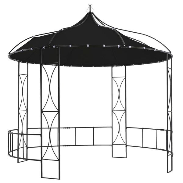 vidaXL Pavillon 300 x 290 cm Anthrazit Rund, 310031