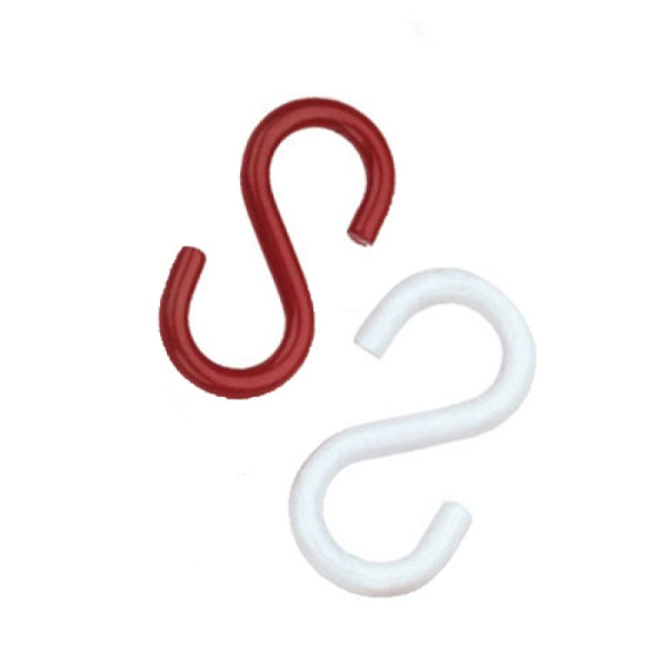 Stein HGS S-Haken, rot, VE: 10 Stück, 14366, 4063527126475