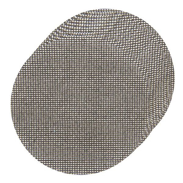Silverline Runde Klettschleifgitter, 150 mm, 10er-Packung, 4 x 40er-, 4 x 80er- u. 2 x 120er-Körnung, 754826