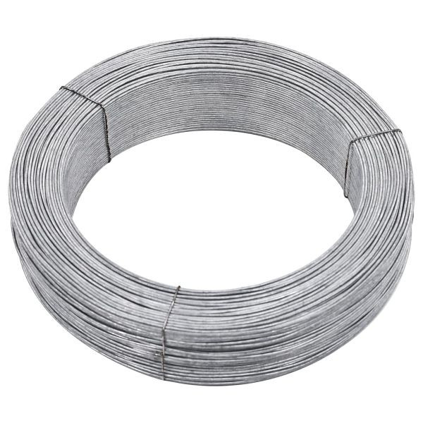 vidaXL Zaun-Bindedraht 250 m 3,8 mm Stahl, 144485