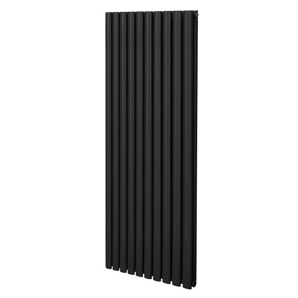 Monster Oval Röhrenheizkörper, 1600mm x 600mm, Schwarz, 213033