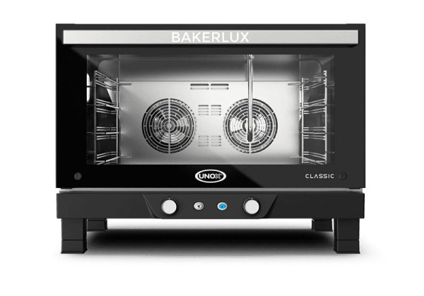 UNOX BAKERLUX CLASSIC Professioneller Konvektomat mit Wasserdampf 4 Einschübe 600x400 Elektrisch, mit Wasseranschluss, XENA-04EU-EADV