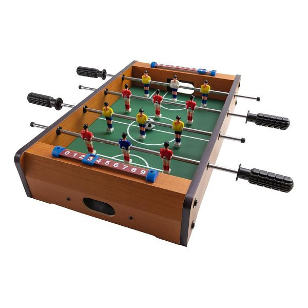 GadgetMonster Fußball-Tischspiel Mit 4 Stangen aus Holz Inkl 2 Scoreboards, GDM-1028