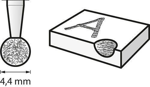 Bosch Diamantbestückter Fräser 4,4 mm, 26157105JA