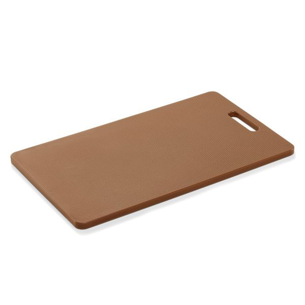 WAS Schneidbrett HACCP, 40 x 25 x 1,2 cm, braun, Polyethylen, 1833404