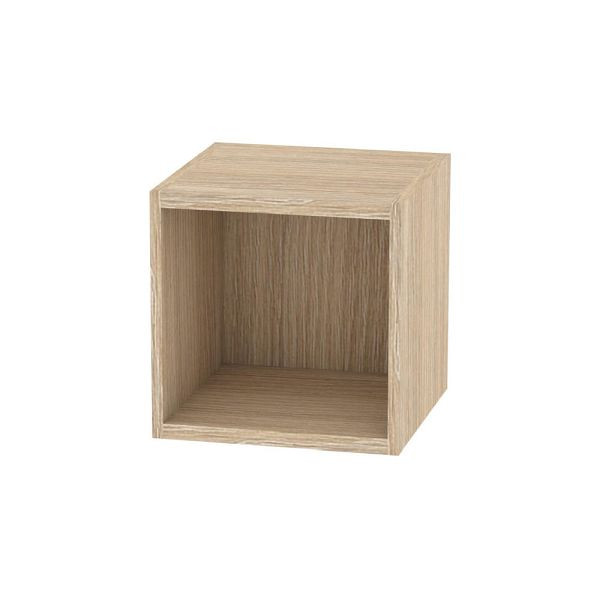 Deskin Regalelement 1 OH 400 CAIDO, Dekor Eiche hell, B 400 x H 400 x T 400 mm, 348039