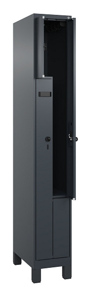 C+P Z-Spind Evolo PLUS, Füße, 2 Fächer, 1950x300x500mm, 7016/7016, 049013-102 S10019