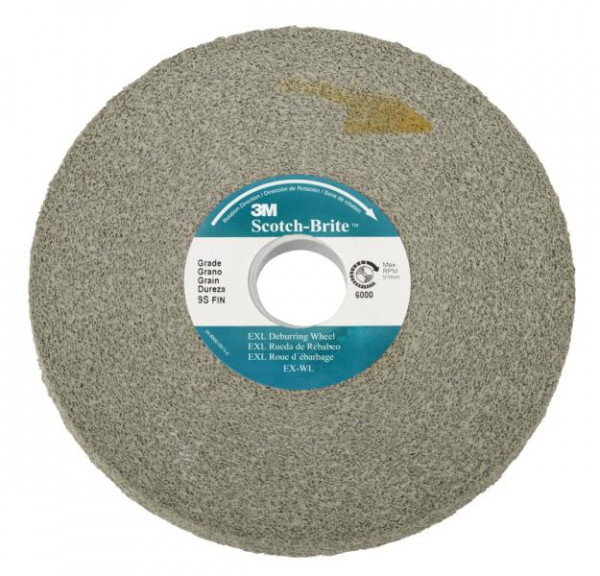 3M Scotch-Brite EXL Entgratungs-Kompaktscheibe XL-WL, 355 mm x 50,8 mm x 203 mm, 9S FIN, 7000046075