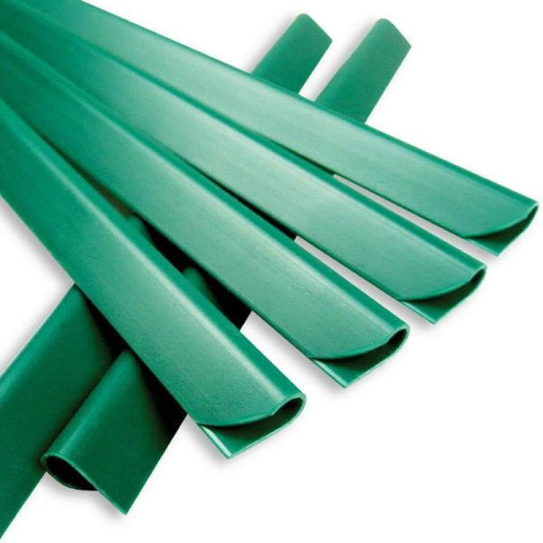 NOOR Klemmschienen für Sichtschutzstreifen Farbe: grün RAL6005, VE: 25 Stück, 155KLEMM6005