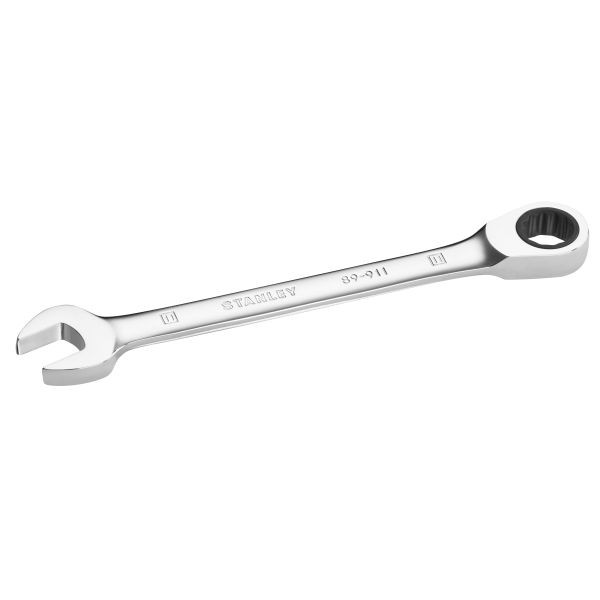 Stanley Flacher Ringmaulschlüssel mit Ratsche 11 mm, 72 Zähne, 5° Betätigungswinkel, STMT89911-0