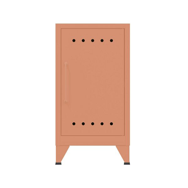 Bisley Fern Ablageschrank, inkl. einem festen Fachboden, Griff links, 658 coral, FERMINRH658