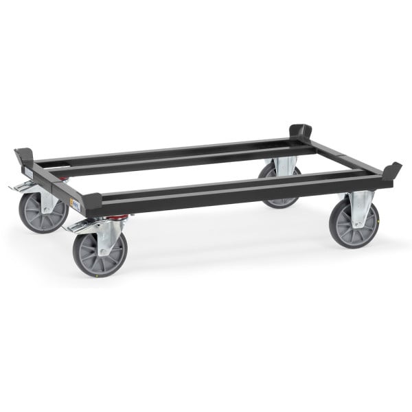 Fetra ESD-Paletten-Fahrgestell, für Gitterboxen und Flachpaletten, Ladeflächenlänge: 810 mm, 23799