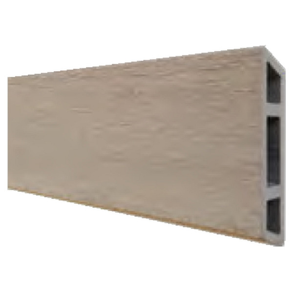 T&J HANÖ-Serie SAND, BPC-Rhombus-Steckzaun-Set, 7 Lamellen 20 x 75/68 x 1793 mm, 44743