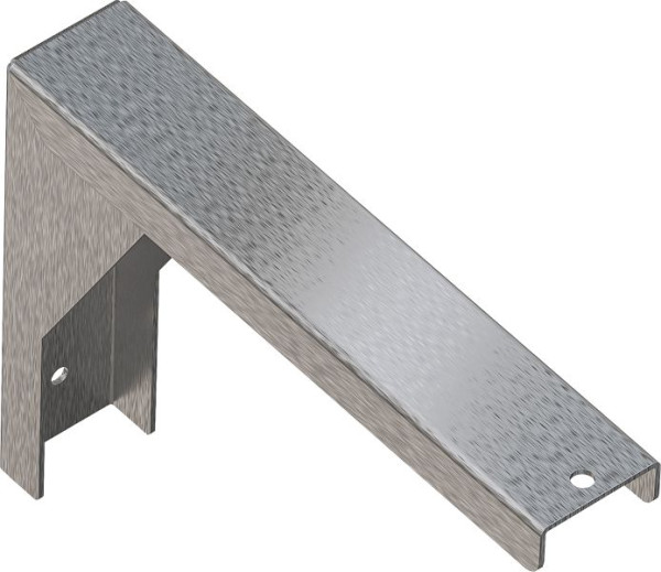 KWC Konsole, PLANOX, Edelstahl, Wandmontage, 45x180x240 mm, 2030043812