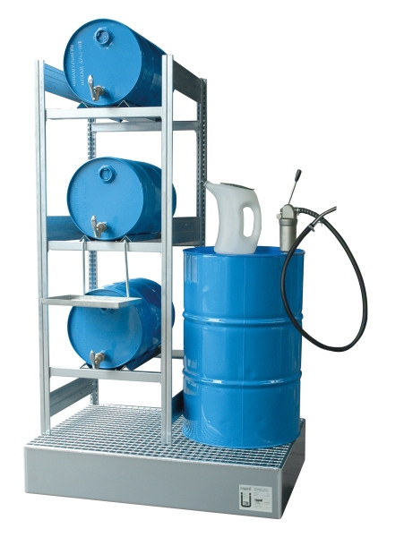 Rapid Abfüllplatz, 1200*800*2000, inkl. Handhebelkolbenpumpe, 25 061