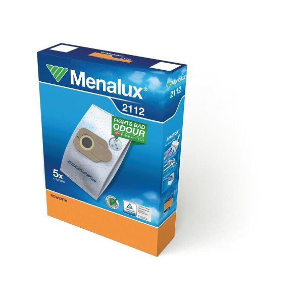 Menalux Staubsaugerbeutel 2112, Verpackungseinheit: 5 Stück, 123153