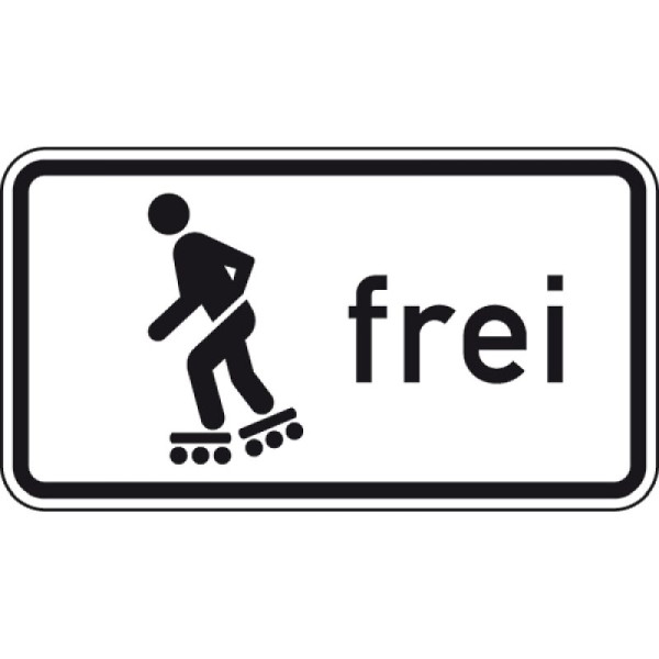 Stein HGS Inline-Skaten und Rollschuhfahren frei, Nr. 1020-13, 600 x 330 mm, Flachform 2 mm, RA1, 1020-13-211