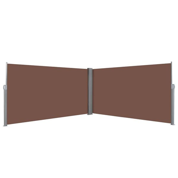 vidaXL Ausziehbare Seitenmarkise 160×600 cm Braun, 143681